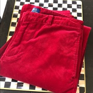 Polo red cords